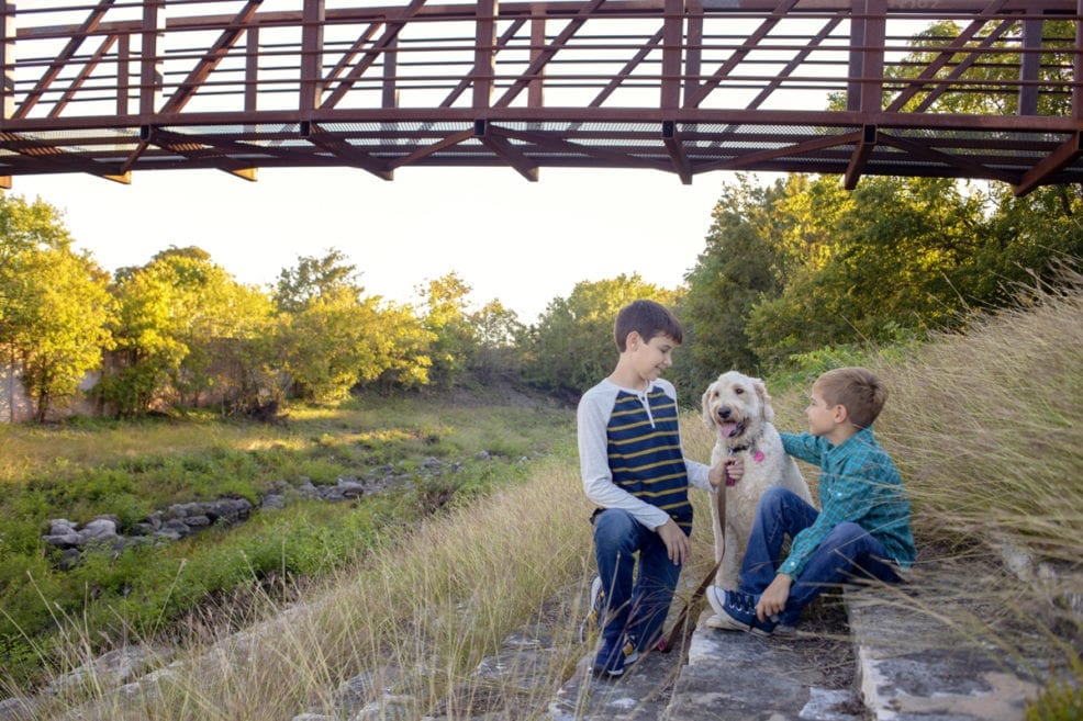 Hill Family Northwest Park Austin Family Photography