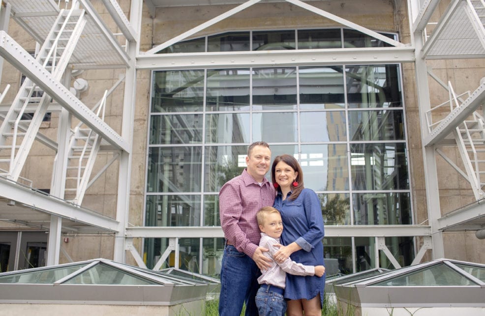 Austin Family Photo Session Downtown Public Library Fischer