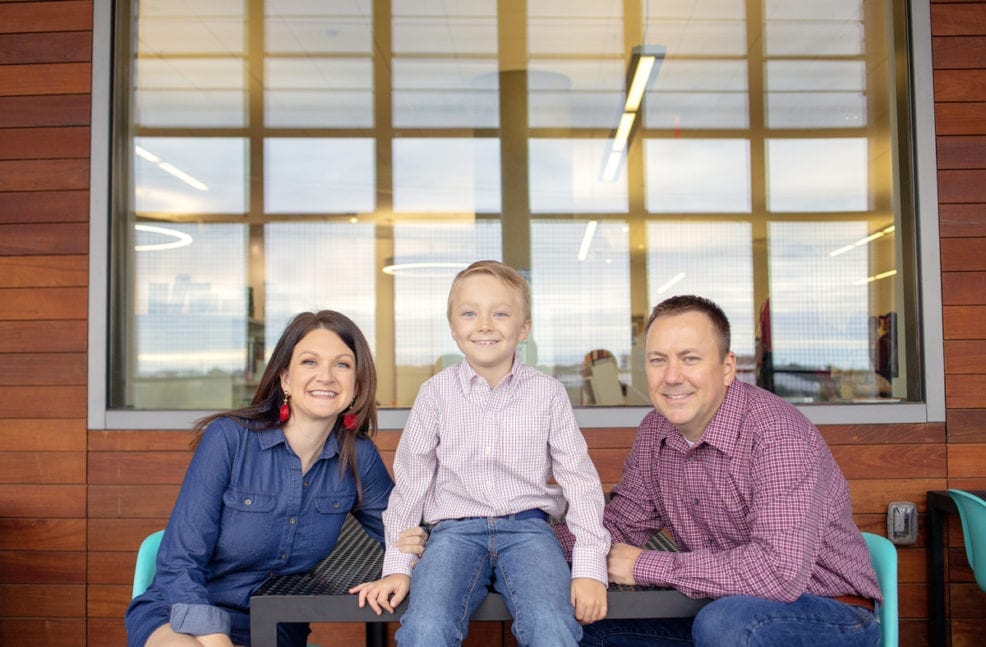 Fischer Family Austin Downtown Library Photo Session