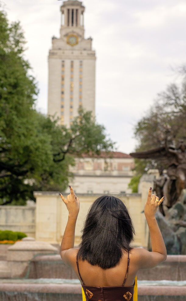 university of texas college senior graduation photo session