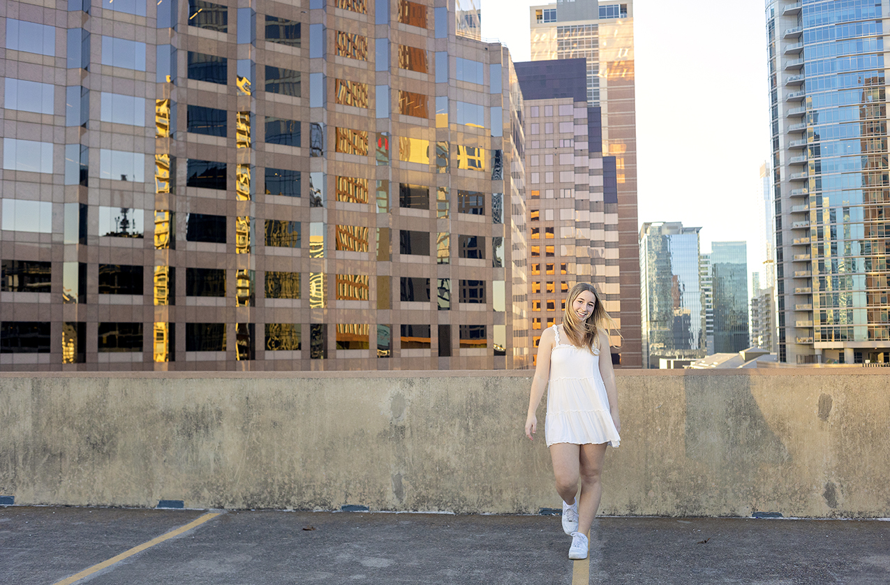 Rooftop Austin – High School Portrait Session