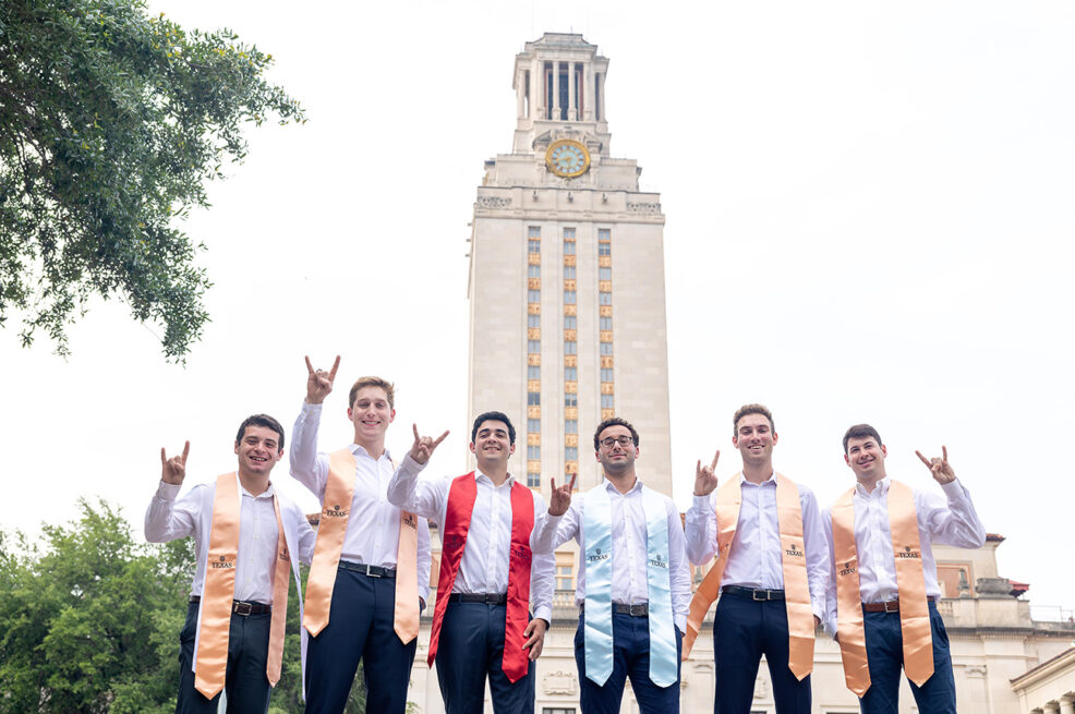 university of texas tower college senior photo session