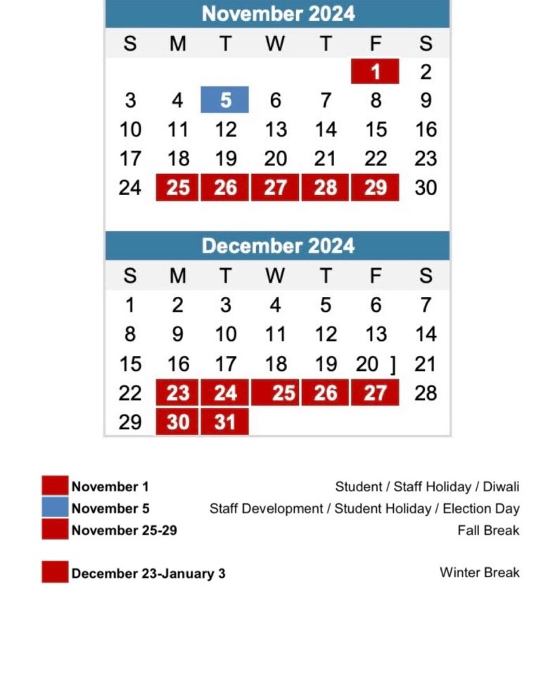 aisd fall 2024 calendar with holidays 