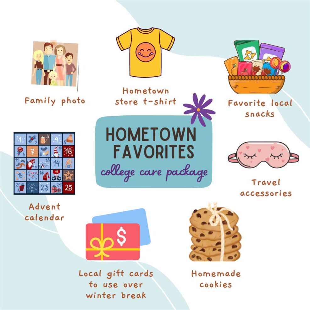 hometown favorites care package ideas