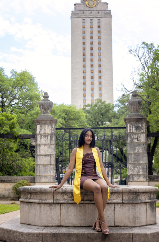 university of texas college senior photo session