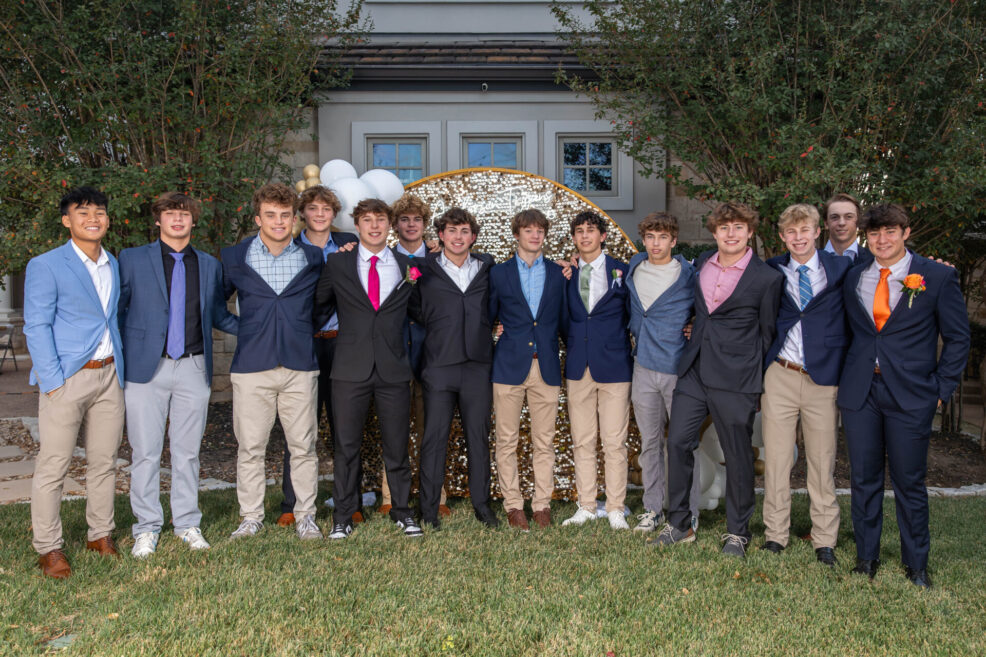 boys at anderson high school homecoming pre-party