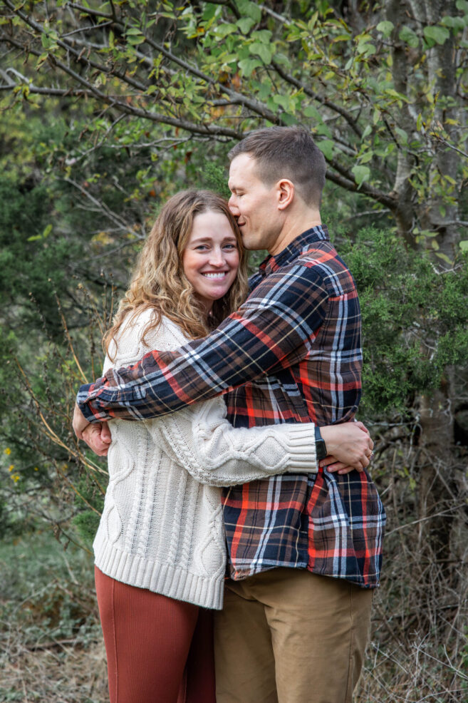 parents at austin family photo session